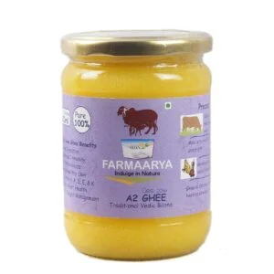 Buy Desi Cow A2 Ghee – 500ml | Vedic Bilona | Farmaarya